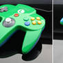 Custom Luigi N64 controller