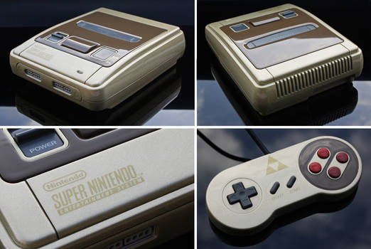 custom Zelda themed Super Nintendo (PAL) 