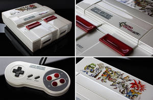 custom pearl white Chrono Trigger SNES