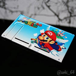 Custom Super Mario 64 switch backplate