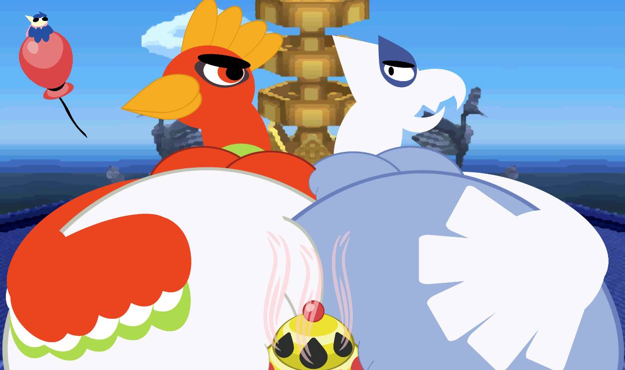 Lugia and Ho-oh by LlKkO on DeviantArt