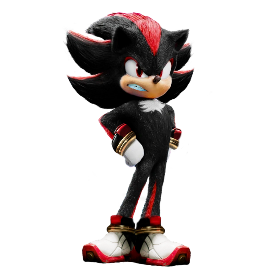 Sonic Movie 3 Shadow Render Png by JawlessArrowMagnet58 on DeviantArt