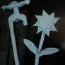 Origami Faucet and Sunflower for Russia Da