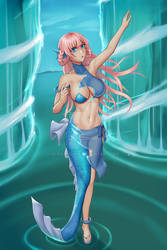 Mermaid Princess's Natural Element by hybridmink