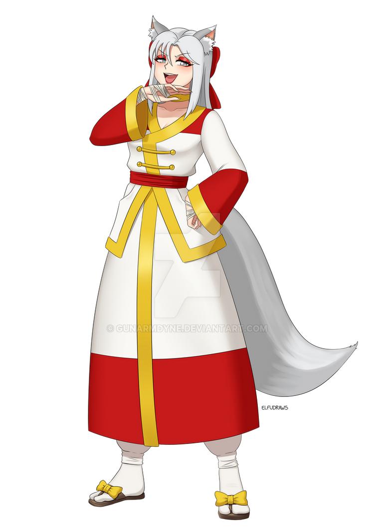 Inari Gingitsune by elfudraws by GunarmDyne on DeviantArt