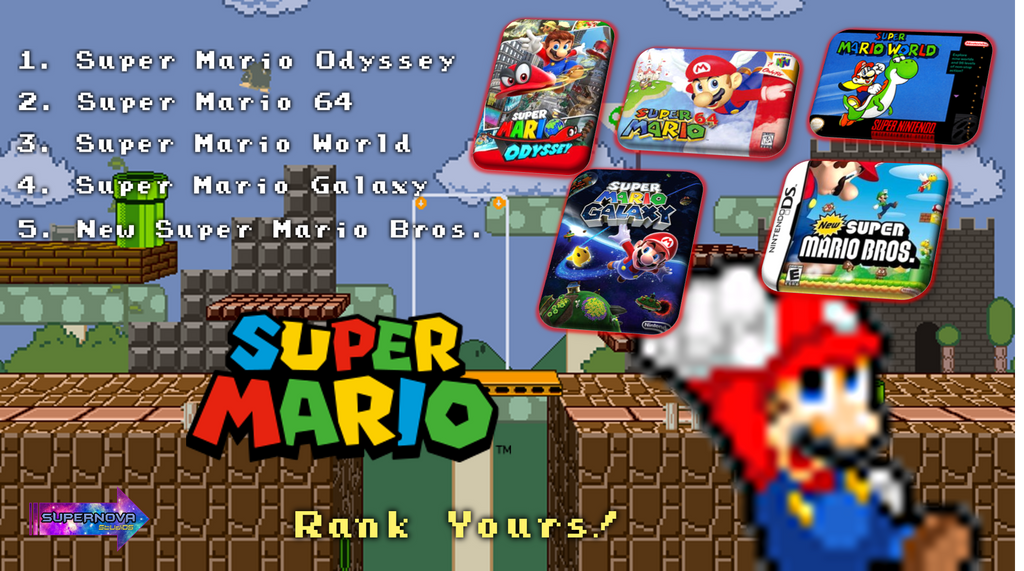 Top 5 Mario Games + NEW Mini-Series 'Rank Yours!' by SarhanXG on DeviantArt