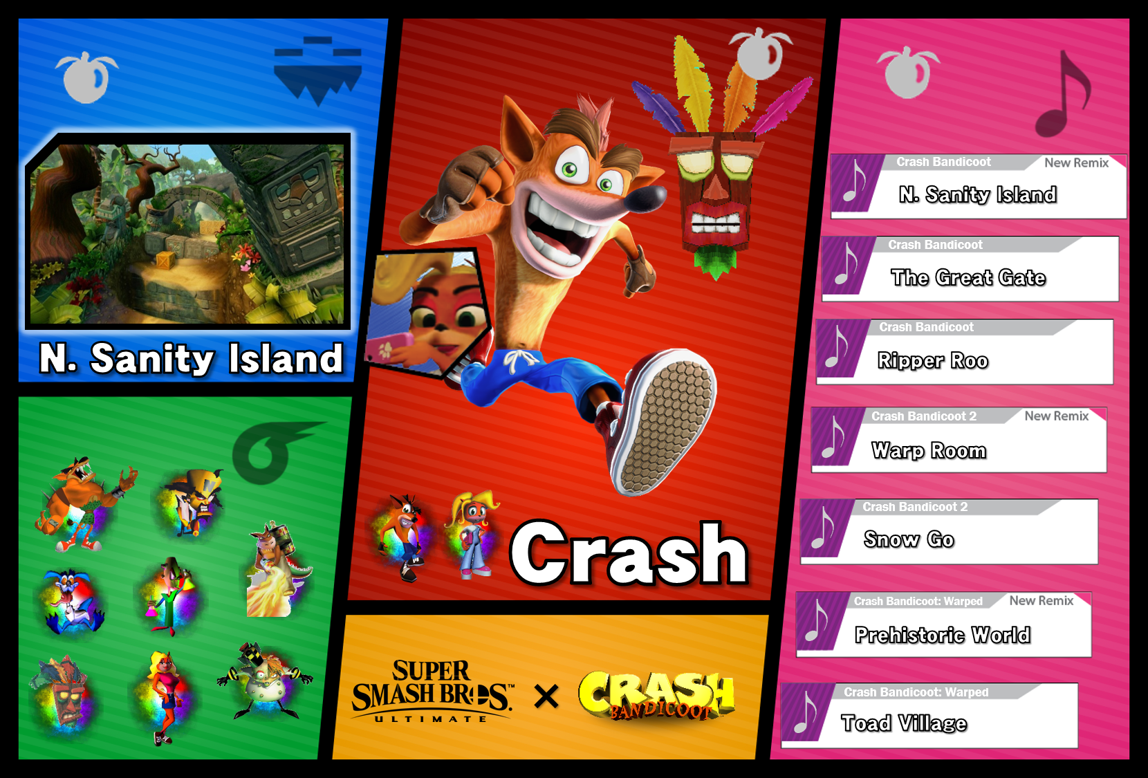 Why Crash Bandicoot Would Be Perfect for Super Smash Bros. Ultimate