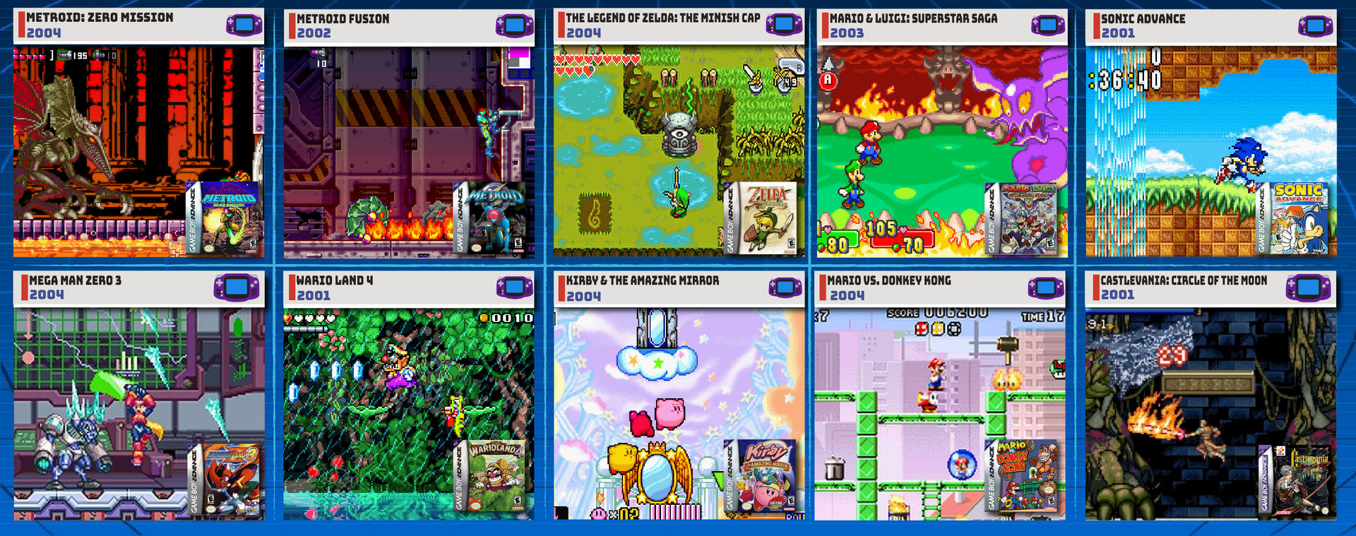 Gba Game Example Top 10 GBA Games by SarhanXG on DeviantArt