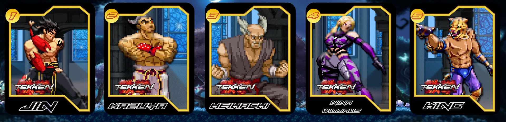 Token Fighters Characters Roster Top 5 Tekken Fighters by SarhanXG on DeviantArt