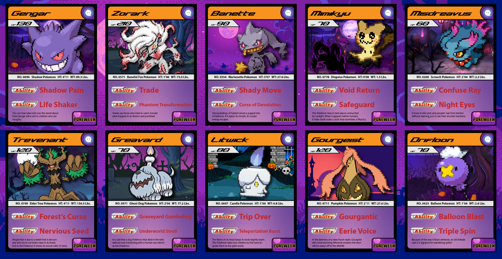 Favorite Ghost-type Pokemons by SarhanXG on DeviantArt Favorite Ghost-type Pokemons by SarhanXG on DeviantArt