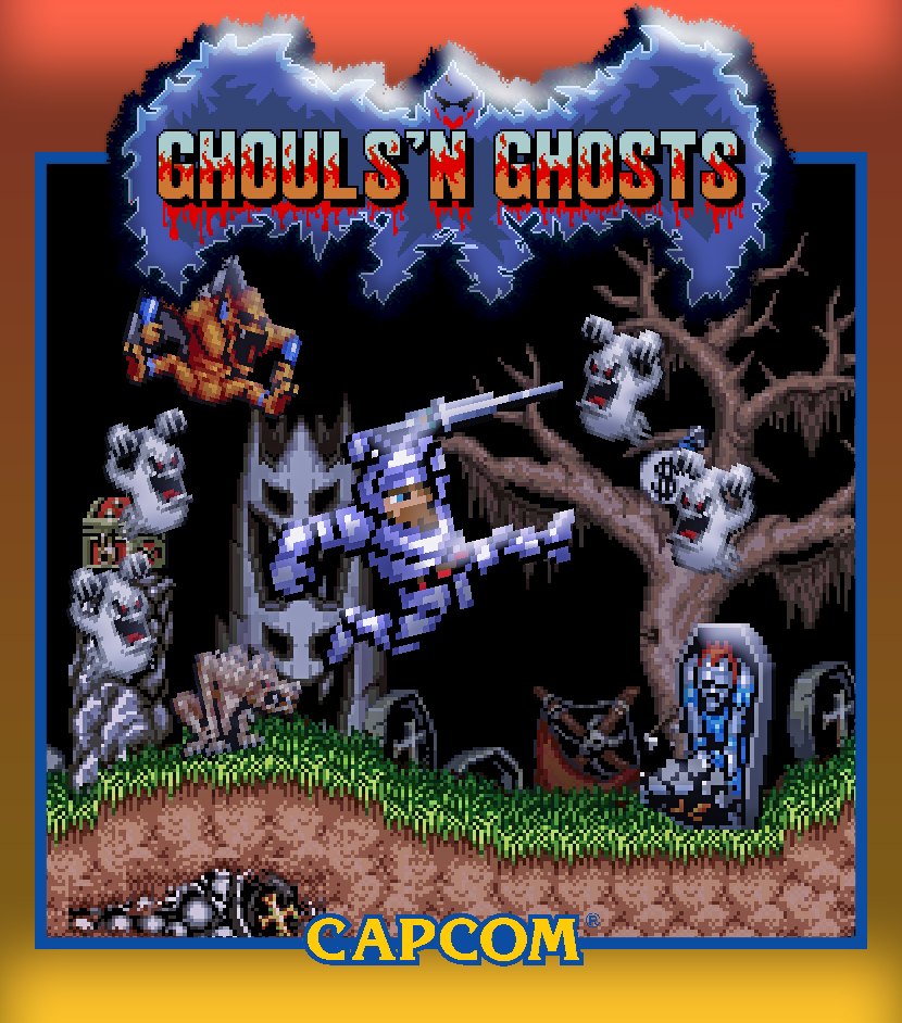 Capcom Super Nintendo Ghouls And Ghosts Capcom Super Ghouls And