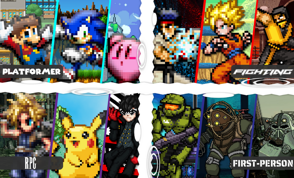 Favorite Game Genres by SarhanXG on DeviantArt