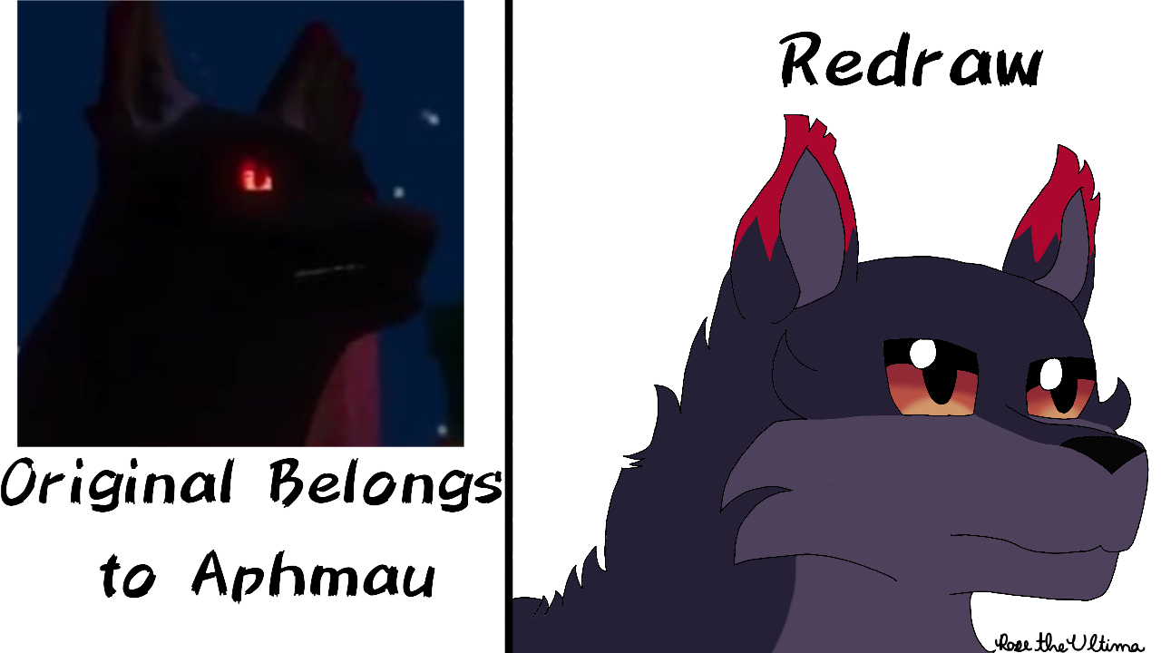 Aaron Lycan Ultima Wolf Form Redraw by RoseTheUltima on DeviantArt