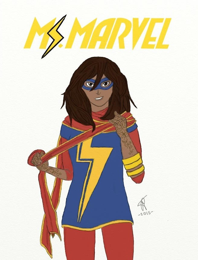 Ms. Marvel - Kamala Khan by RavT4 on DeviantArt