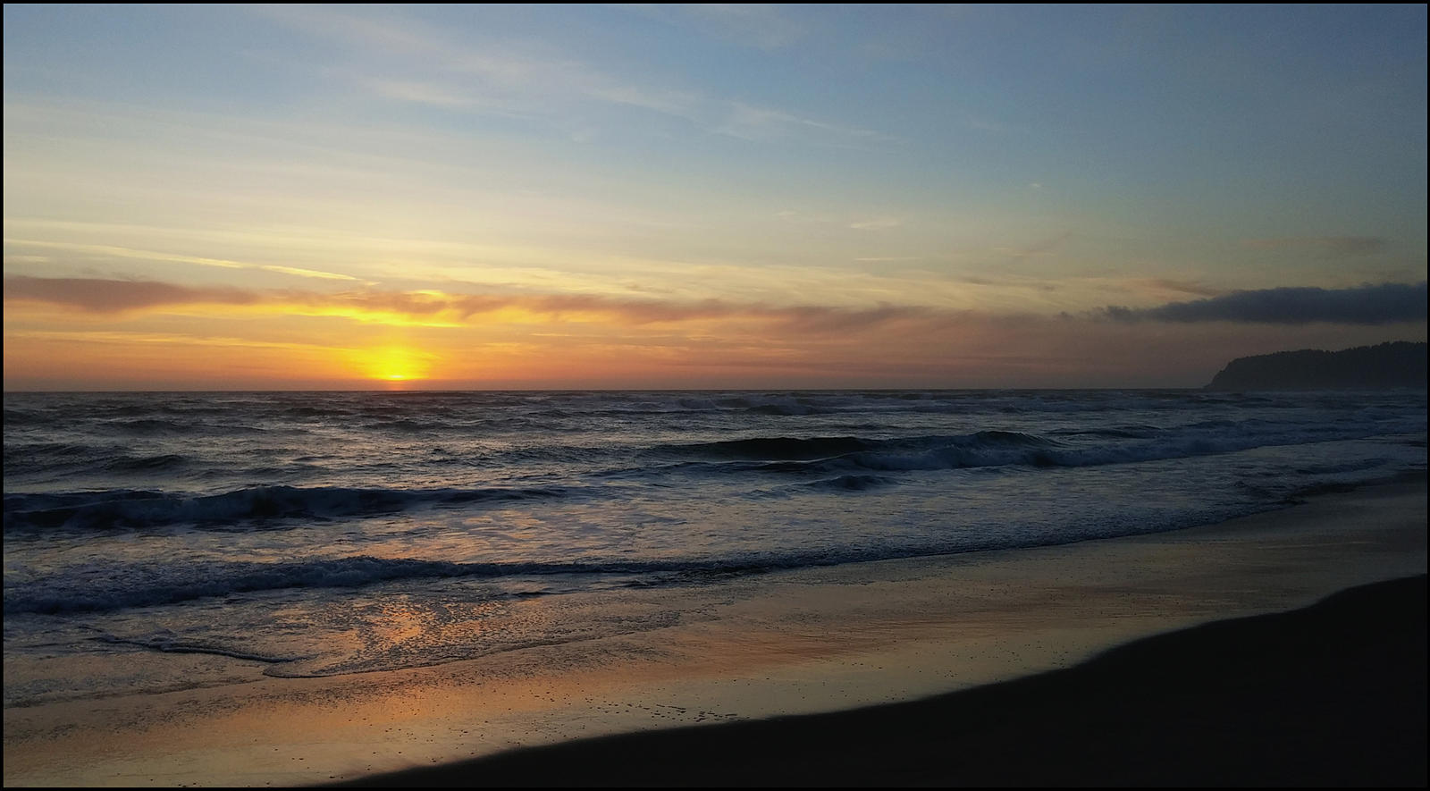 Sunset on Cape Lookout