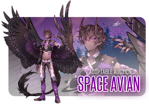 [CLOSED] ADOPTABLE AUCTION - Space Avian