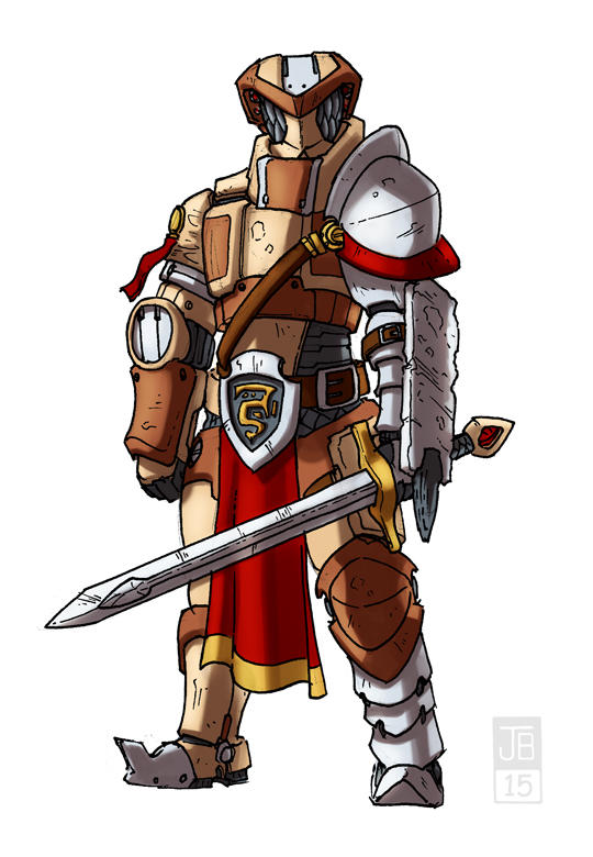 Techno Knight by Dadrick on DeviantArt