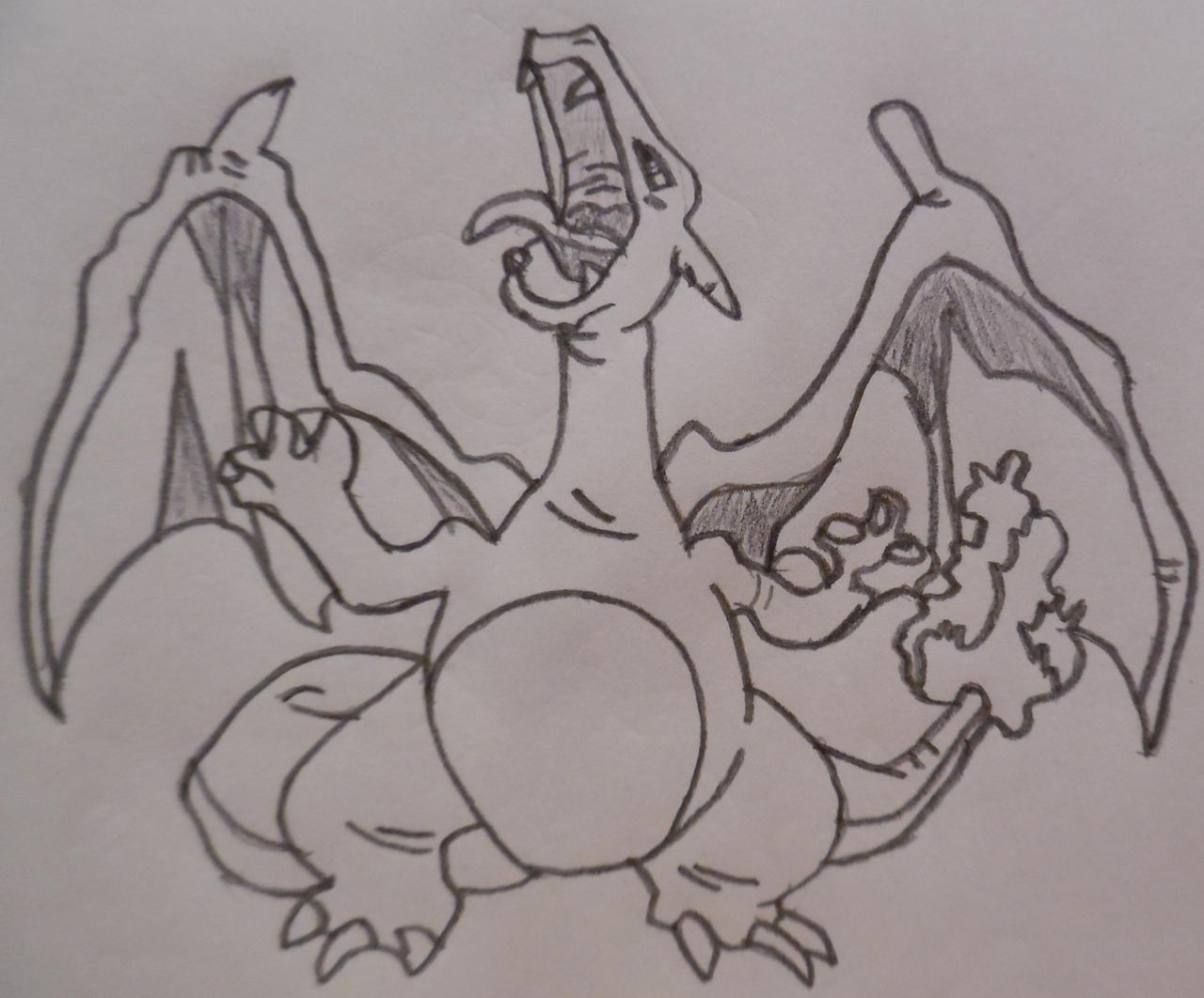 Charizard Writing Charizard by DCZ-Samurai-Raven95 on DeviantArt