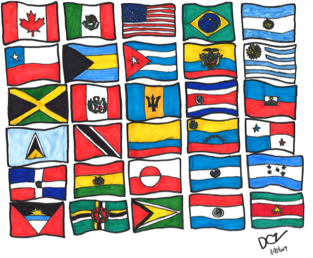 America Deviantart Flags Flags of the Americas and Caribbean by DCZ-Samurai-Raven95 on DeviantArt