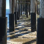 Waves Crashing Below the Pier