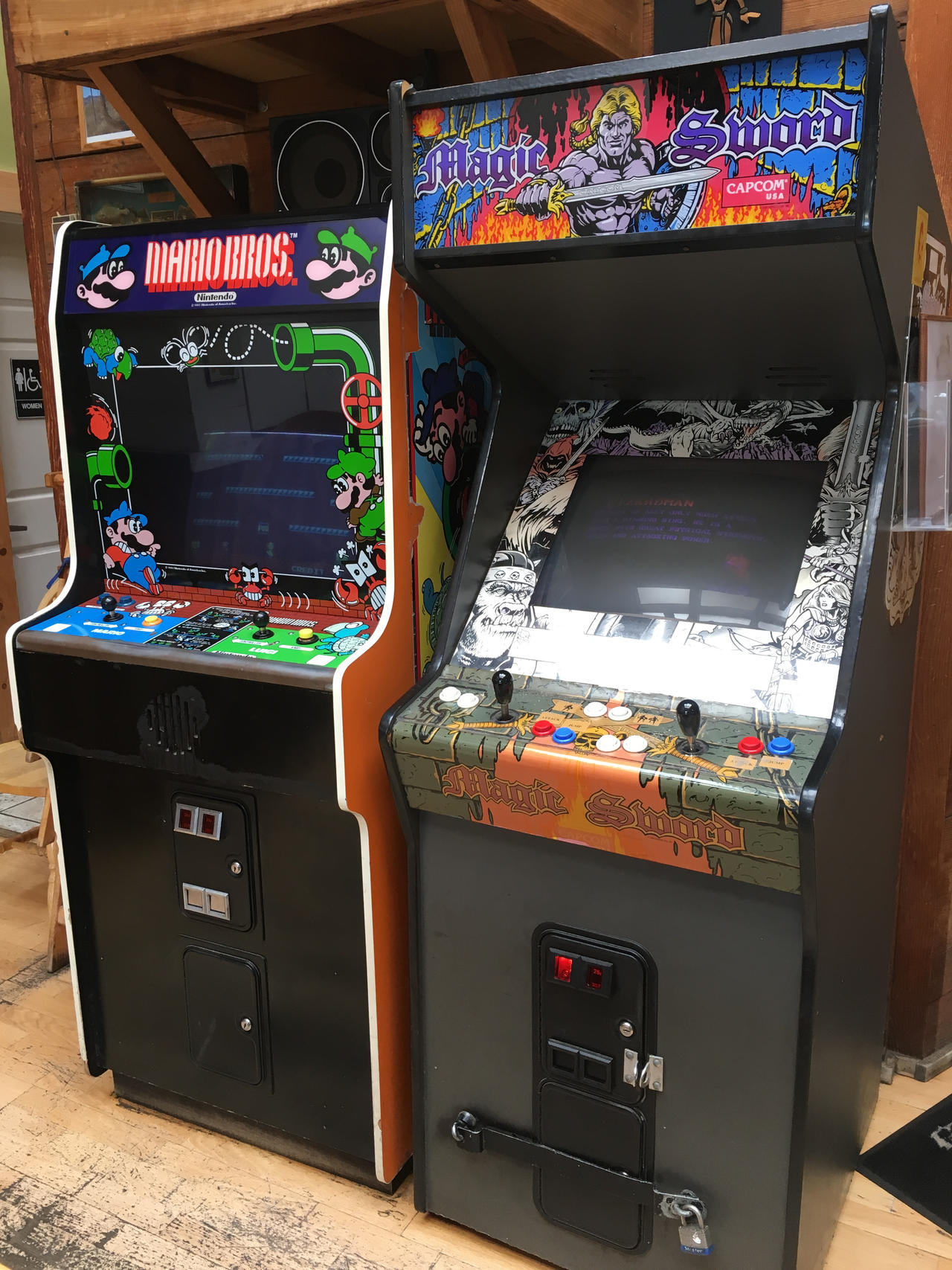 Mario Bros. and Magic Sword Arcade Cabinets by DCZ-Samurai-Raven95 on ...