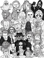 Horror Character Collage (remake)