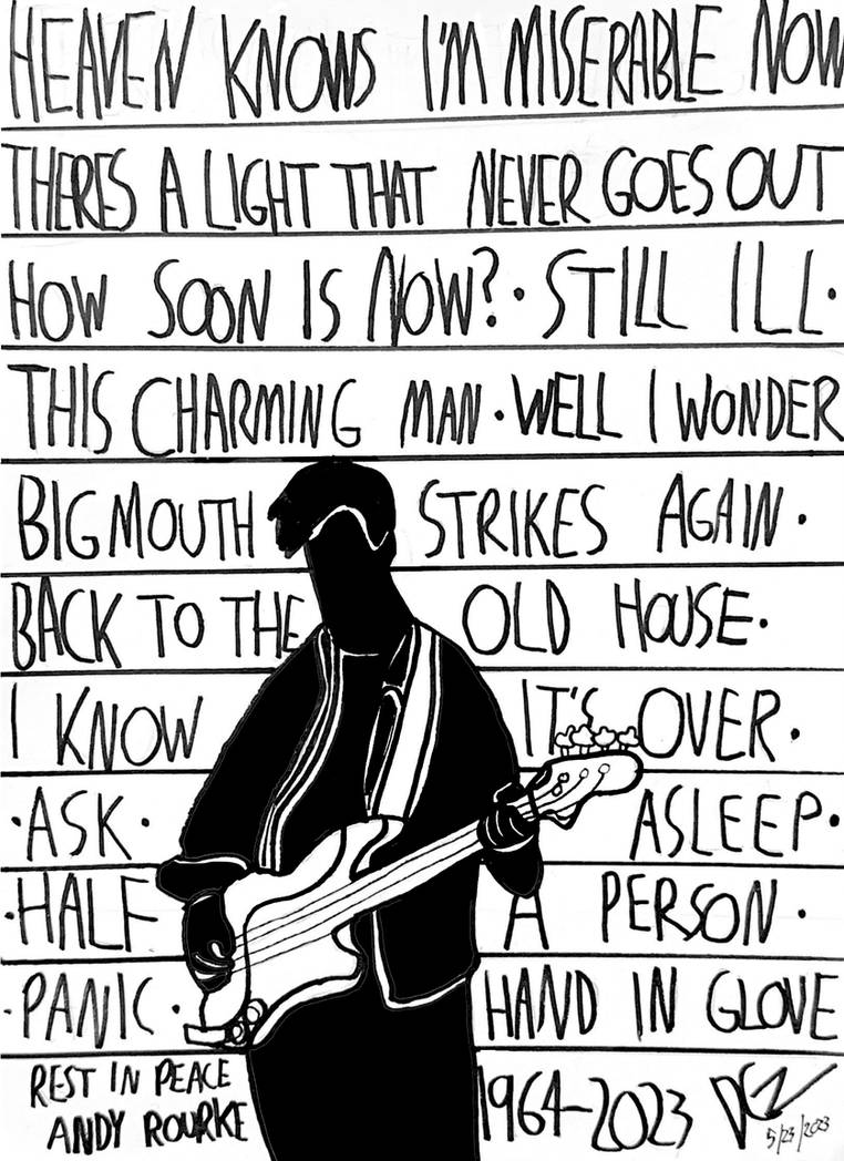Andy Rourke Book Andy Rourke Tribute by DCZ-Samurai-Raven95 on DeviantArt