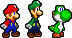 New S.M.A Sprite Pallete of Mario,Luigi And Yoshi