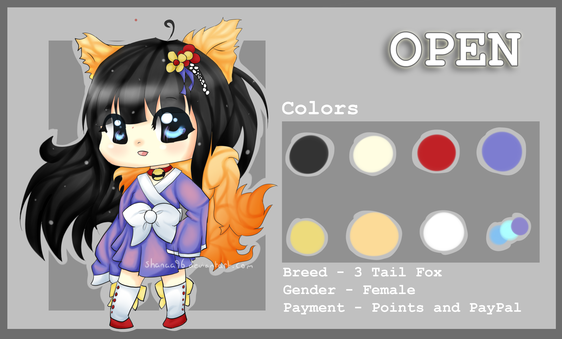 Fox Adoptable 50 points!!