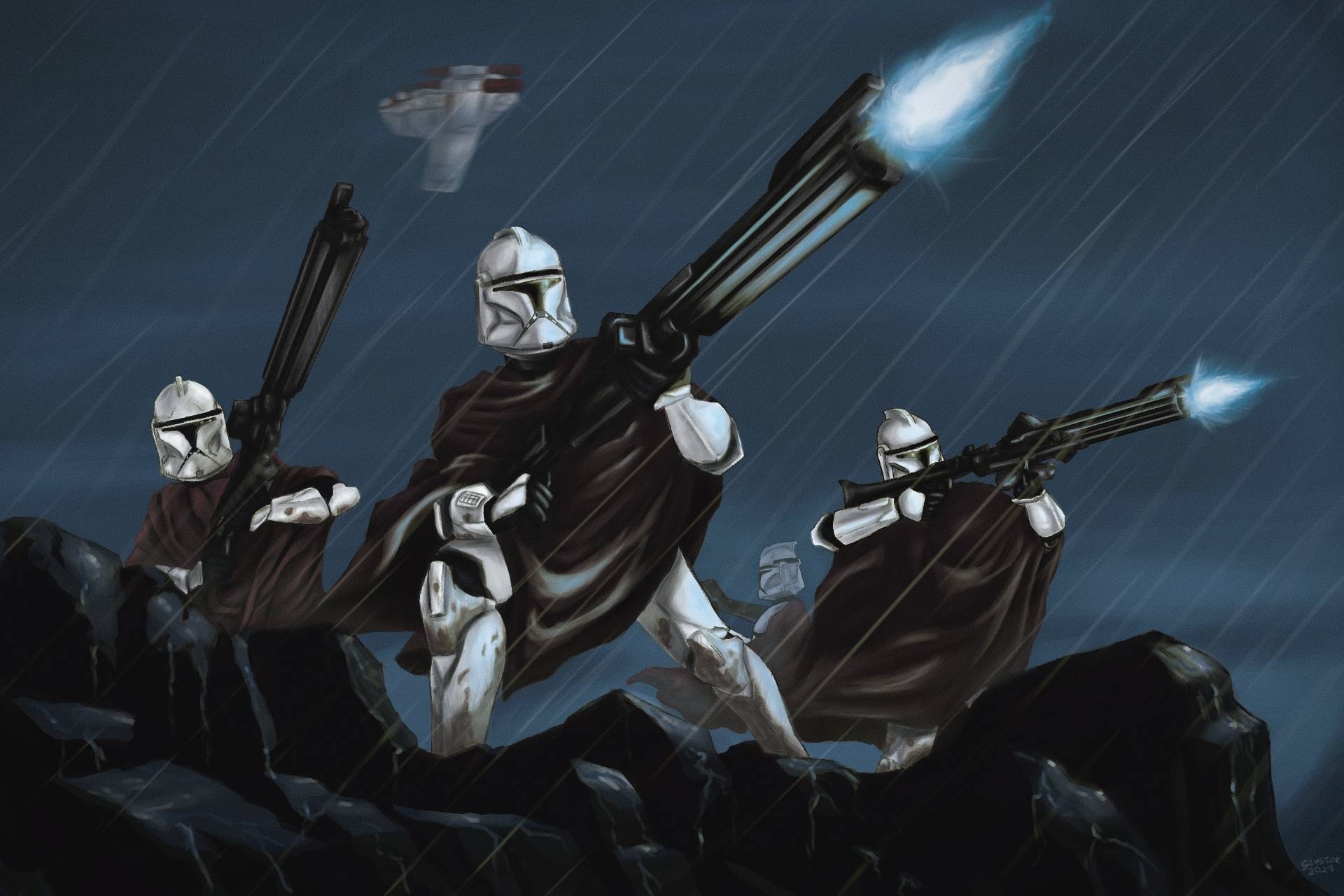 Battle of Jabiim by Szyszoreq on DeviantArt