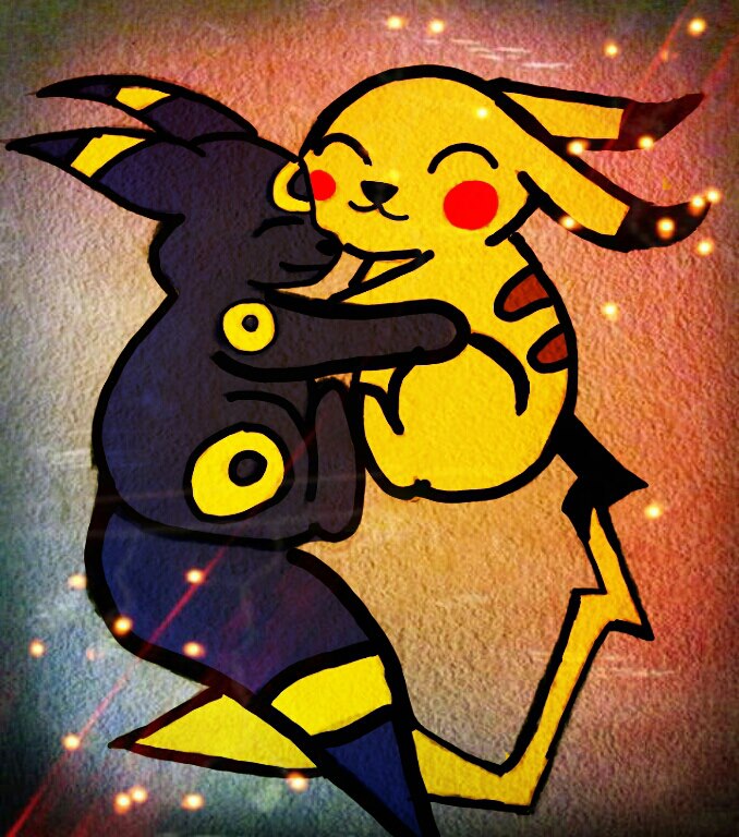 Umberon And Picachu