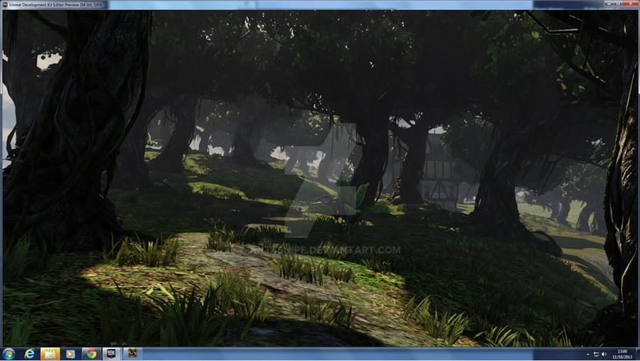 Unreal Development Kit Wooded Hills Environment By Ant4snipe On