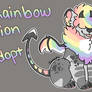 Rainbow Lion Adopt [CLOSED]