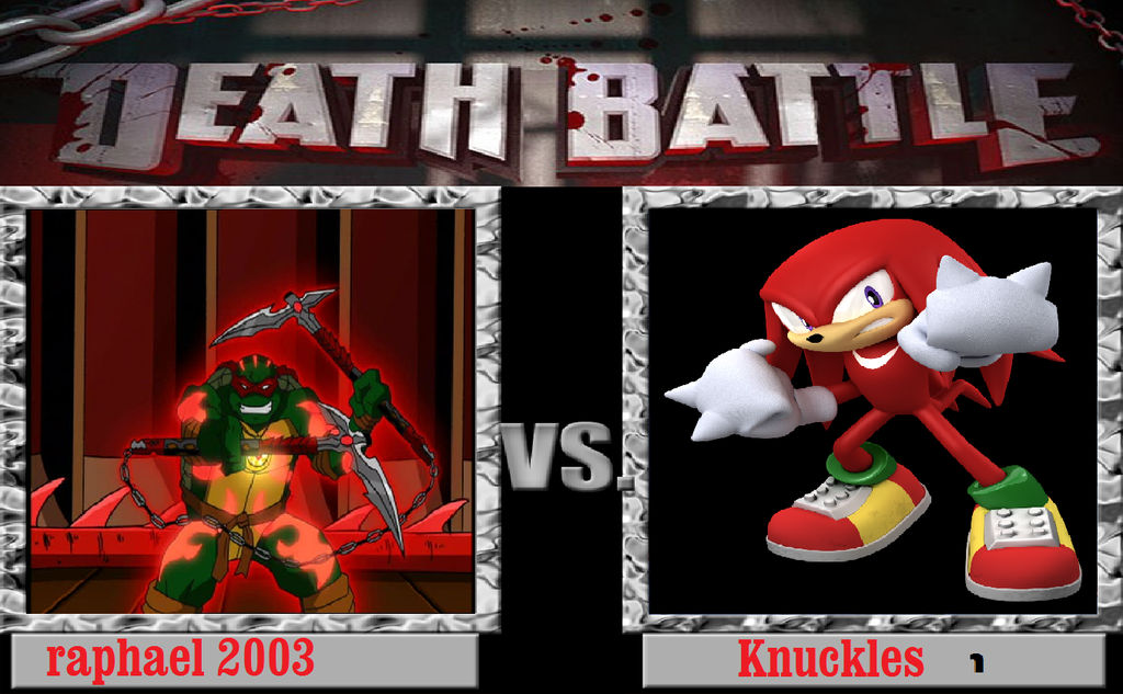 Knuckles Vs Raphael Raphael Tmnt Vs Knuckles by MagicalKeyPizzaDan on DeviantArt