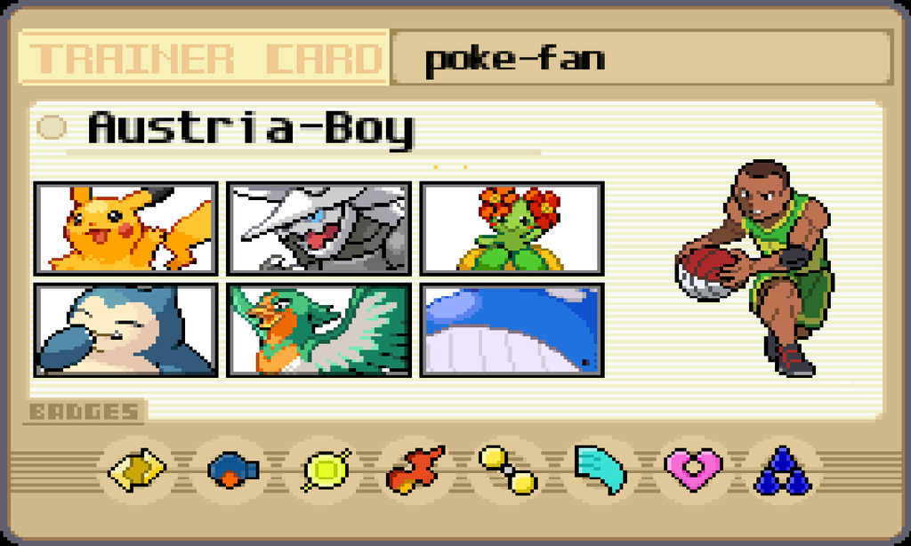 Austria Boy as Pokemon Trainer