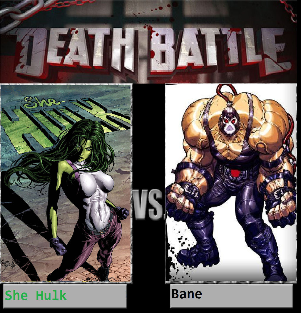 She Bane Deviantart She Hulk Vs Bane by MagicalKeyPizzaDan on DeviantArt