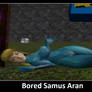 Bored Samus Aran