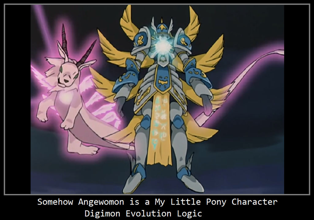 Angeman Evolution Digimon Evolution Logic of Angewomon by MagicalKeyPizzaDan on DeviantArt
