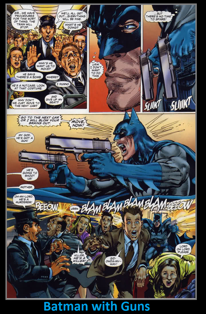 Gun Load Comic Text Batman with Guns by MagicalKeyPizzaDan on DeviantArt