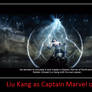 Liu Kang as Captain Marvel of MK