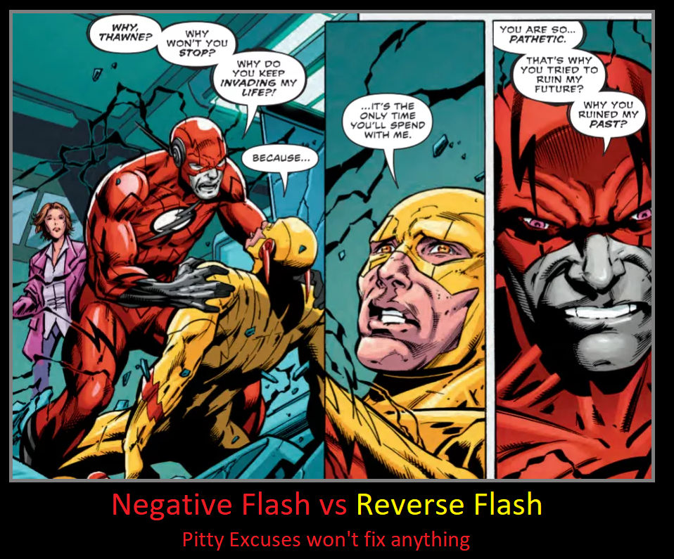 Negative Flash vs Reverse flash by MagicalKeyPizzaDan on DeviantArt
