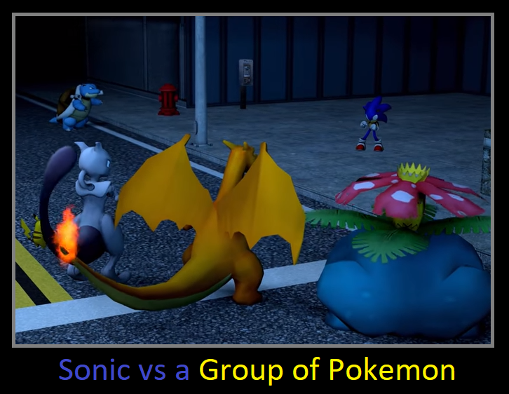 Sonic vs a Group of Pokemon by MagicalKeyPizzaDan on DeviantArt
