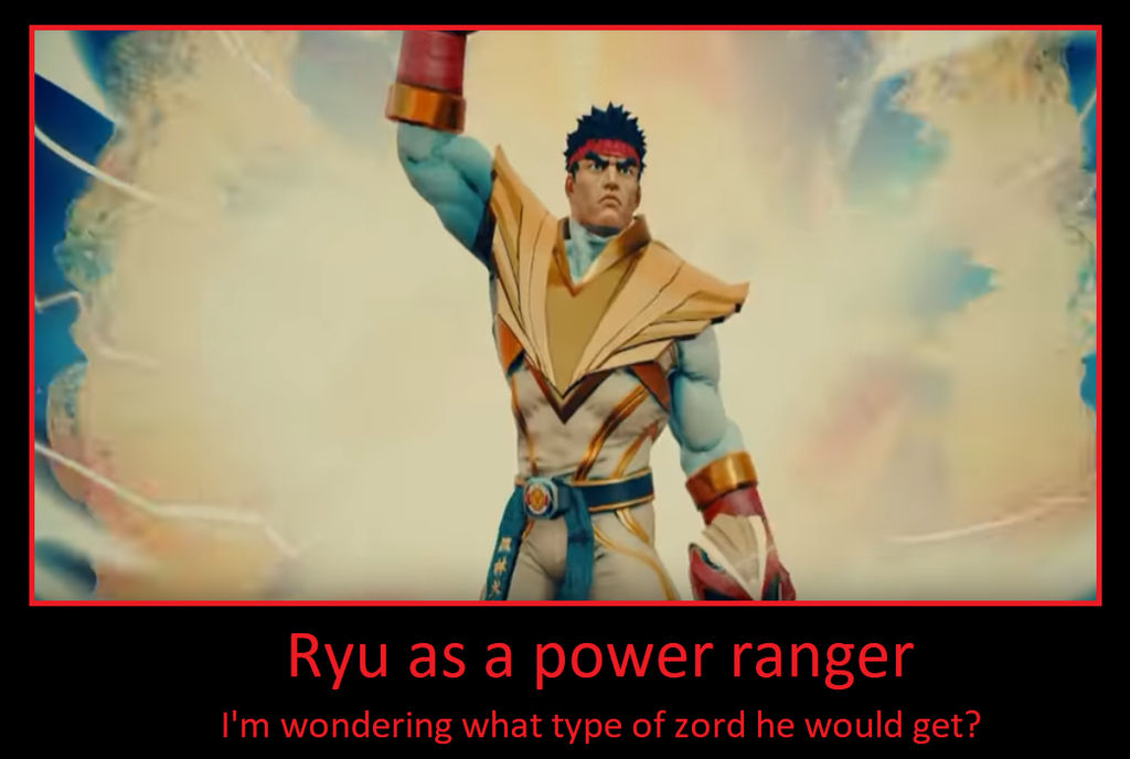 Ryu as a Power Ranger by MagicalKeyPizzaDan on DeviantArt