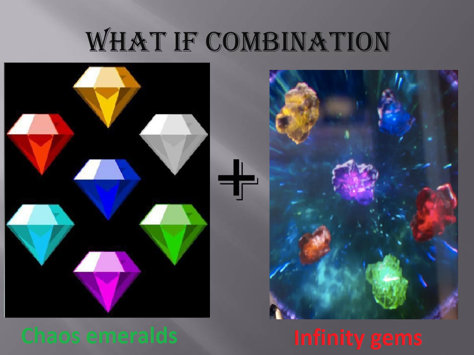 What if Combination chaos emeralds and infinity ge by