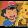 Ash's victory on Alola's Pokemon League(Spoiler)