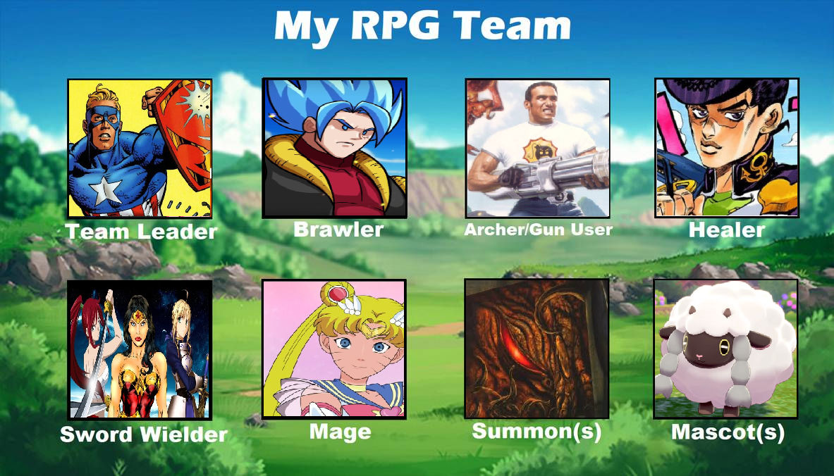 My RPG Team by MagicalKeyPizzaDan on DeviantArt
