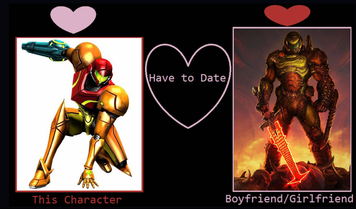 Samus Date What if Samus Aran date Doomslayer by MagicalKeyPizzaDan on DeviantArt