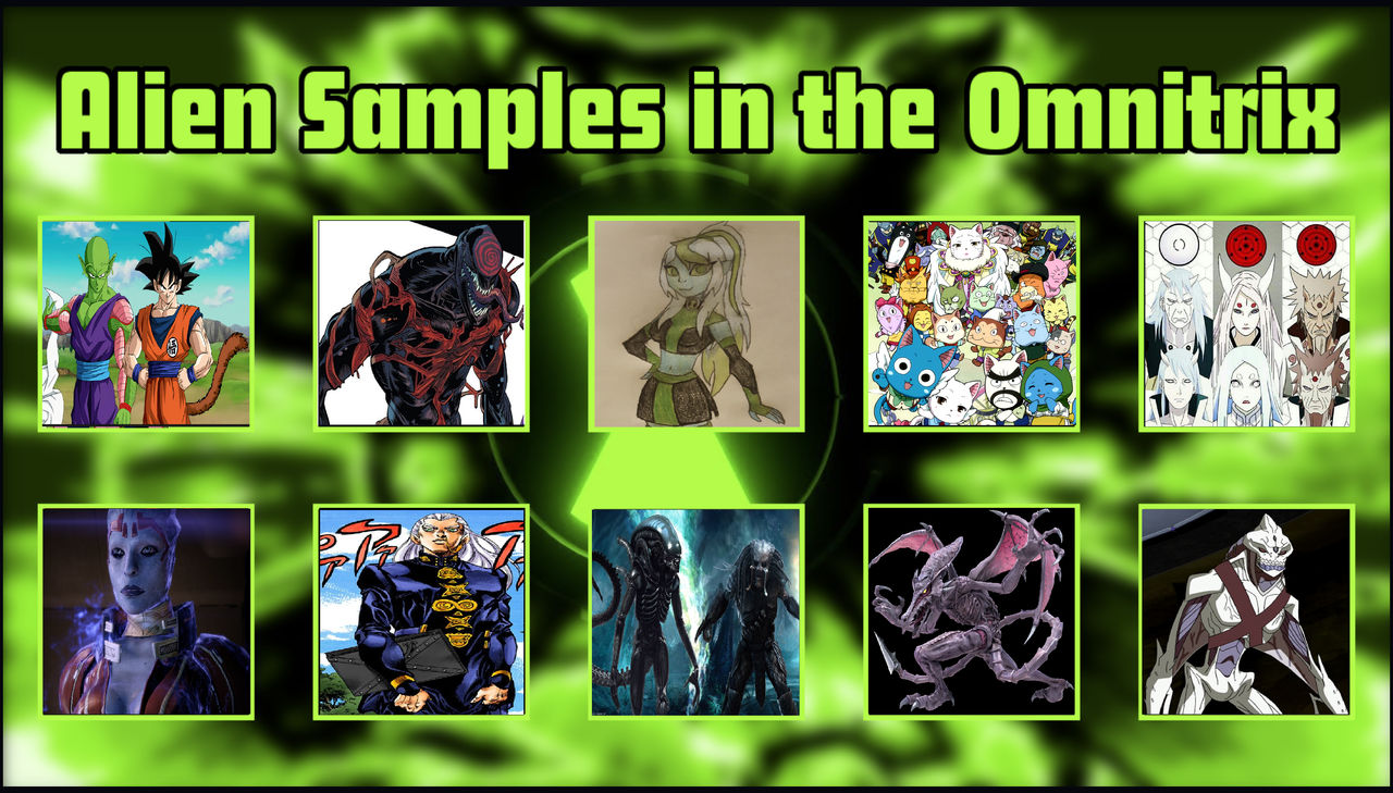 Alien Samples that're in Solarverse's Omnitrix by MagicalKeyPizzaDan on ...