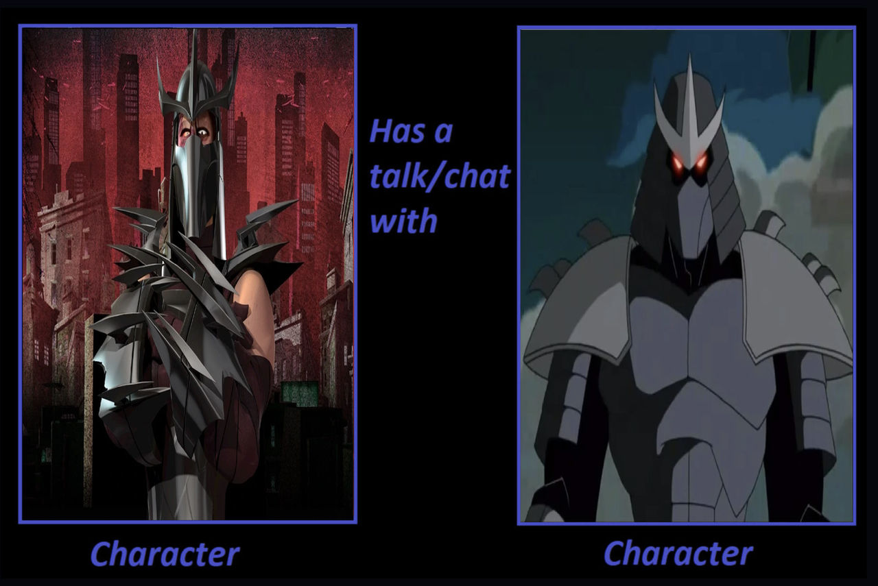 What if 2012 Shredder has chat with 03 Shredder by MagicalKeyPizzaDan ...