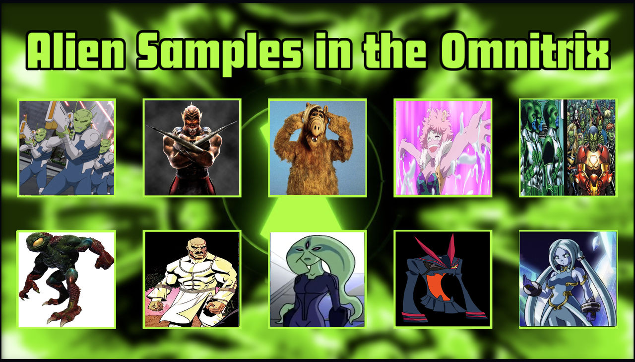Alien Samples that're in Solarverse's Omnitrix 2 by MagicalKeyPizzaDan ...
